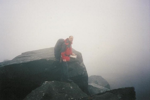 Paul on the Wainstones